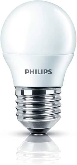 Lâmpada LED mini bulbo, Luz amarela, 4W, bivolt (100-240V), base E27