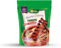 Farofa Pronta Bom Gosto. Receita Caseira 5 PACOTES. (COSTELINHA DEFUMADA)