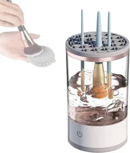 Limpador Automático Para Pinceis de Maquiagem USB Escova Limpadora Secadora Porta Pincéis - YODHE