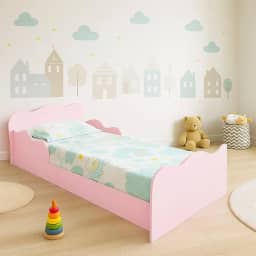 MINI CAMA MONTESSORIANA JUVENIL SONHAR 100% MDF - ROSA