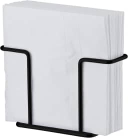 Porta guardanapos pequeno preto fosco - Linha Caffè - Future