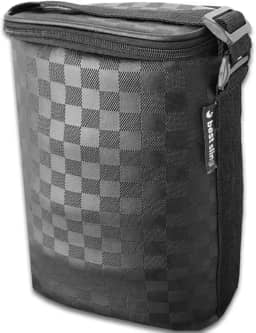 Bolsa Térmica Para Bebidas Suporta 4kg Wine Bag Porta 2 Garrafas e Taças de Vinho Com Alça de Ombro