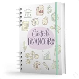 Caderno De Controle Financeiro - Capa Dura - Registro Financeiro Mensal