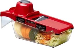 Mandoline Slicer Nicer Fatiador Cortador De Legumes 6 Em 1
