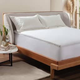 Pillow Top Espuma Soft, Toque Macio, Altura 5cm, Micropercal 200 Fios, 100% Poli�ster, El�sticos Laterais, Antial�rgico, Conforto Duradouro, Al�vio de Press�o, Altihaus (Casal)
