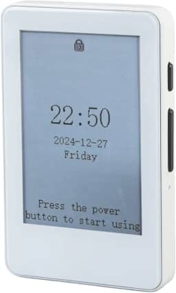 Leitor de Livros Eletrônicos Com Tela de Tinta Eletrônica de 2,7 Polegadas, E-reader-Reader Bluetooth MP3 Player Com SD Slot, 30h Play, para Crianças, Adultos e Idosos