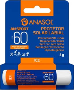 Protetor Solar Labial AN Sport FPS 60 5g - Anasol