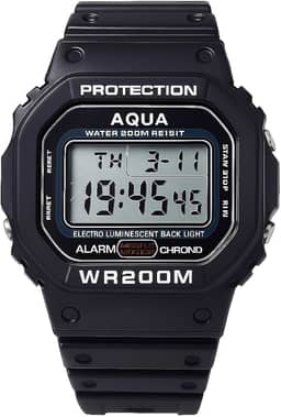 Relógio Digital Masculino Aqua 200M Prova D'água Original