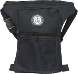 Pochete De Perna Grande Preto Motoqueiro Masculina Feminina