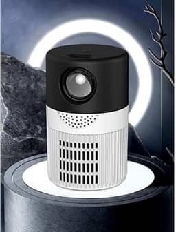 Projetor LED Portátil YT400, LCD, 1080P Nativo, Resolução Máxima 4K 4096x2160, Home Theater, Cinema, Multimídia, Correção Keystone, 10x10x20 cm