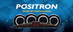 sensor de estacionamento 4 sensores - ps220 - positron (branco)