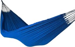 Rede De Dormir Descanso Casal Jeans Life Premium Reforçada (Azul)