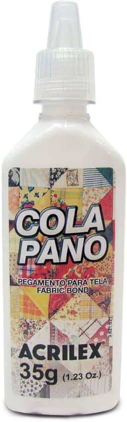 Cola Pano, Acrilex 168120000, Multicor, 35 g, Pacote de 12