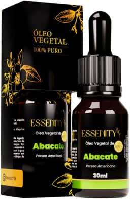 Óleo Vegetal de Abacate, 100% Puro, Natural & Prensado a Frio | Hidratação Profunda, Elasticidade e Nutrição para Pele e Cabelos – 30 ml – ESSENITY