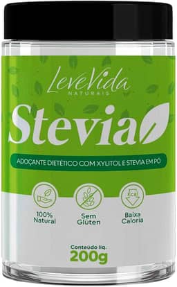 Stévia Adoçante Dietético em Pó 200g