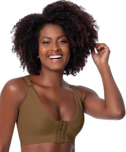 Sutiã De Compressão Pós Cirúrgico Com Abertura Frontal Reforçado