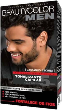 Beautycolor Men Tonalizante Gel Sem Amônia Kit Men Castanho Escuro