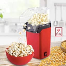 Pipoqueira Elétrica Grande Premium Saudável Sem Óleo (Vermelho - 220V)