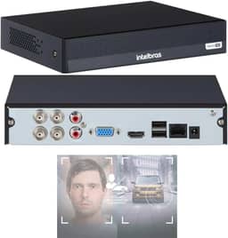 DVR Intelbras 04 Canais 4x1 2MP MHDX 1104-C