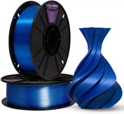 Filamento PLA V-Silk High Speed 1Kg 1,75mm Efeito Seda Impressora 3D FDM Voolt3D (Azul Safira V-Silk)