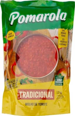 Molho de Tomate Refogado 1,7Kg Pomarola
