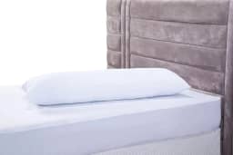 Fronha Travesseiro De Corpo Pele De Pêssego 1,35x0,45 Xuxão Branca