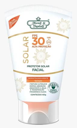 Flores E Vegetais - Prot Solar Facial Flores E Veg 60G Fps30