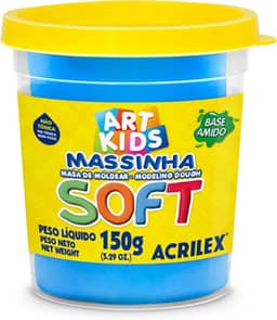 Acrilex Soft Massa de Modelar, Azul, 150 g