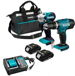 Kit com Parafusadeiras de Impacto 18v Makita Dlx2336y01 com bolsa