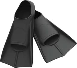 Pé De Pato Para Natação Adulto – Nadadeira Curta de Borracha Tamanhos M L XL Unissex