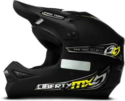 CAPACETE OFF ROAD PRO TORK LIBERTY MX PRO PRETO FOSCO TAM. 60