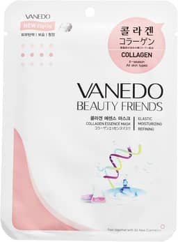 Máscara Hidratante Facial Coreana Beauty Friends - Colágeno