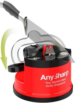 Amolador de Facas Profissional com Ventosa, Portátil, para Cozinha, Tesouras e Alicates de Unha Manicure