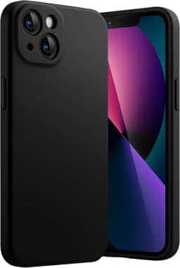 Capa para iPhone 13 Capinha [Ultra Slim] com [Proteção de Camera], Case Anti Impacto e Resistente, Anti Riscos, Leve, Aveludada e Design Elegante (Preto)