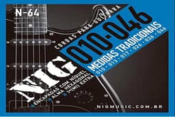 Cordas Para Guitarra, Rouxinol, 010/046, Tradicional