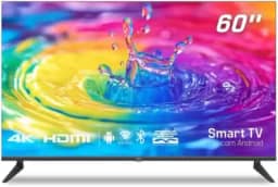 Smart TV HQ 60" 4K tela sem bordas design Slim HQS60NKHM