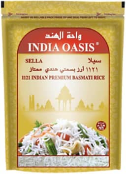 Arroz Basmati Indiano Parboilizado Premium 1kg