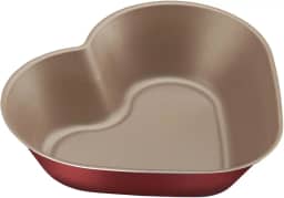 Tramontina 20075724 Forma para Bolo de Alumínio com Revestimento Interno Antiaderente, Vermelho, 24 cm
