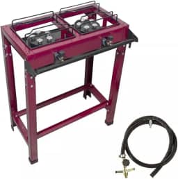 ROA, Fogão Industrial 2 Bocas Jr Alta Pressão C/Mang E Registro