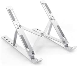 Suporte Para Notebook E MacBook em Alumínio com Altura Ajustável