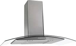 Fogatti Vidro Curvo Duto Slim 127 V New Order Coifa De Parece Cvc Slim Inox 90cm