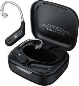 G.K KZ AZ09 Cabo Bluetooth sem fio, HiFi Upgrade Ear Hook, Bluetooth 5,2 polegadas, cabo de substituição para monitor de ouvido ZSX/ZSN/ZS10PRO/ZSNPRO/ZSNProX/AS12/ZAX (pino C)