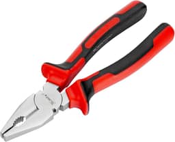 MTX Alicate Universal Nickel 8" (200 mm) – Alicate Multifuncional em Aço Niquelado com Cabo de Dupla Injeção