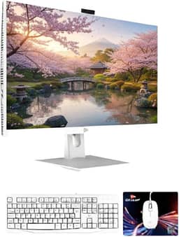 Computador All in One 23.8" Full HD Intel Core i7-7500U, 16GB RAM, SSD M.2 256GB, Wi-Fi Dual Band, Windows 11 Pro e Saídas HDMI/VGA com Teclado e Mouse - Grasep