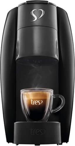 Cafeteira Espresso LOV Preta, 220V - TRES 3 Corações