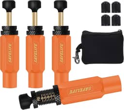 SAFELIFE Deflator de Pneu Deflator Automático Air Down Pneu Acessórios Offroad Rápido 4x4 Off Road Ajustável 10-30 PSI/0.7-2 BAR Kit de Deflator de Pneu (conjunto de 4)