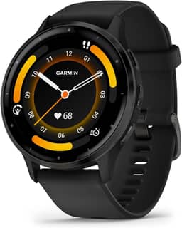 Garmin Relógio Venu 3 Preto 45mm com Monitor Cardíaco de Pulso e GPS
