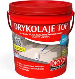 Manta líquida impermeabilizante para lajes 18kg - DRYKOLAJE TOP - Dryko