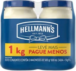 Maionese Hellmann's Tradicional 500gr 2 potes