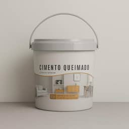 Revestimento Cimento Queimado Piso E Parede Pronto Pra Uso 5Kg